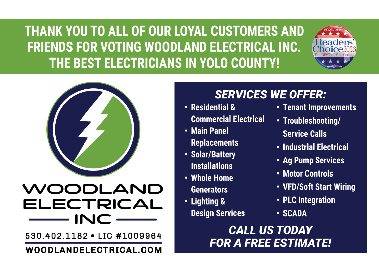 Woodland Electrical Overview